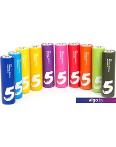 Батарейка ZI5 Rainbow AA 10 шт. AA501 Colors Zmi
