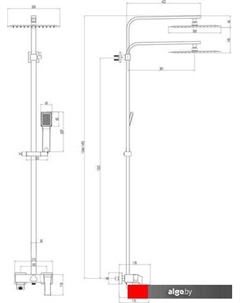 Душевая система Unit LM4562C Lemark