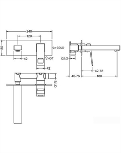 Смеситель Briana 7171/03SM (черный) Timo