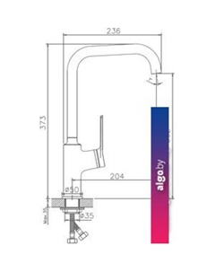 Смеситель HB70572 (хром) Haiba