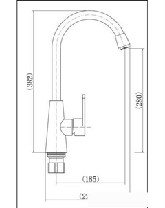 Смеситель PL4001-25 Plstart