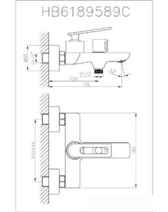 Смеситель HB60589 (хром) Haiba