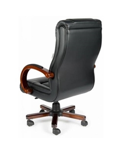 Кресло Консул 3158-L02 (кожа, черный) Norden