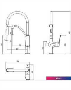 Смеситель Comfort LM3074C-Gray Lemark