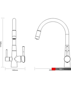 Смеситель S-L1806L-04 Savol