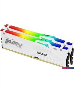 Оперативная память FURY Beast RGB 2x16ГБ DDR5 5600 МГц KF556C40BWAK2-32 Kingston