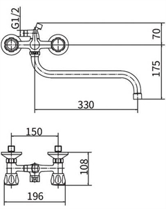 Смеситель PL2218-10 Plstart