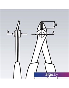 Кусачки боковые (бокорезы) 78 61 125 Knipex