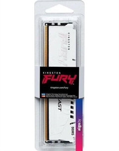 Оперативная память FURY Beast 16ГБ DDR5 5200 МГц KF552C40BW-16 Kingston