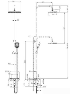 Душевая система LM3962C Lemark