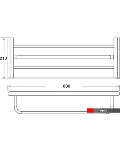 Полка для полотенца RG1708H Rose