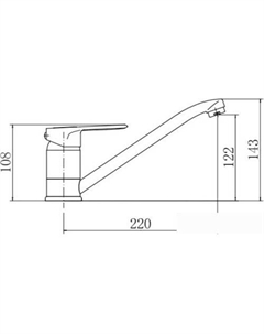Смеситель A4204 Fashun