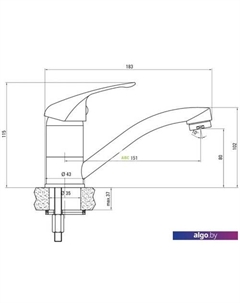 Смеситель Lobo BYU 026M Deante