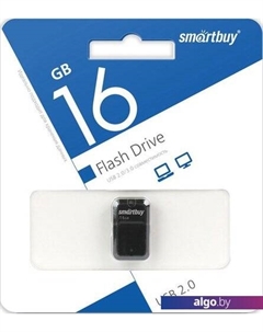 USB Flash ART USB 2.0 16GB (черный) Smartbuy