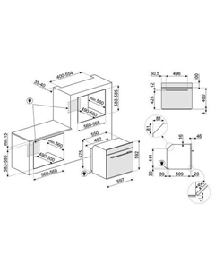 Электрический духовой шкаф Linea Aesthetic SO6102TG Smeg
