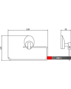 Держатель для туалетной бумаги A1603-2 Fashun