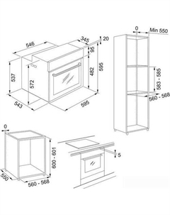 Электрический духовой шкаф Mythos FMY 99 P BK Franke