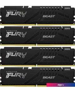 Оперативная память FURY Beast 4x16ГБ DDR5 6000 МГц KF560C40BBK4-64 Kingston
