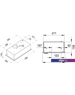 Кухонная вытяжка Crosby Rocky 60 (белый) Maunfeld