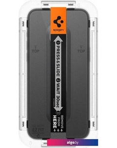 Защитное стекло Glass TR EZ Fit FC для iPhone 15 AGL06908 Spigen