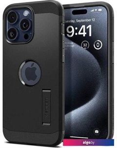 Чехол для телефона Tough Armor (MagFit) для iPhone 15 Pro Max ACS06594 (черный) Spigen
