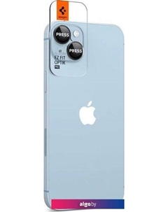 Защитное стекло Optik Pro TR EZ Fit Lens Protector для iPhone 14/14 Plus AGL05213 (2шт) Spigen