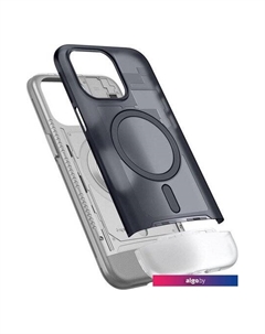 Чехол для телефона Classic C1 (MagFit) для iPhone 15 Pro Max ACS06607 (серый) Spigen