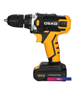 Дрель-шуруповерт Banger 16V 080-1003 (с 2-мя АКБ, кейс, оснастка) Deko