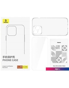 Чехол для телефона Schott Series для iPhone 15 Pro (прозрачный) Baseus