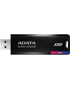 Внешний накопитель SC610 2TB SC610-2000G-CBK/RD Adata