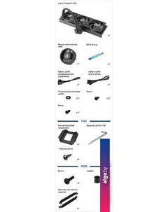 Жидкостное охлаждение для процессора Liquid Freezer III 420 Black ACFRE00137A Arctic