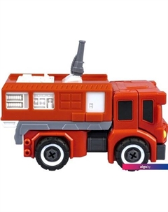 Конструктор ВВ5260 2 в 1 Пожарная машина-робот Bondibon
