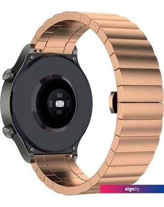 Браслет Snake металлический блочный 22 мм (красное золото) Rumi