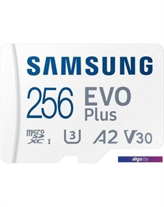Карта памяти EVO Plus 2021 microSDXC 256GB (с адаптером) Samsung