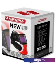 Сварочная маска Sun-7 (черный/белый/красный) Aurora