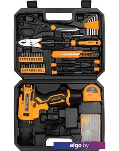 Дрель-шуруповерт Banger SET 93 063-4168 (с 2-мя АКБ, кейс, набор оснастки) Deko