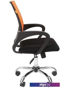 Кресло 696 Chrome (черный/оранжевый) Chairman