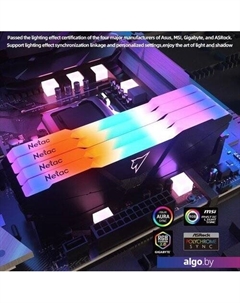 Оперативная память Shadow RGB 2x8GB DDR4 PC4-25600 NTSRD4P32DP-16E Netac