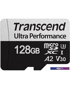 Карта памяти microSDXC 340S 128GB (с адаптером) Transcend