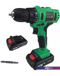 Дрель-шуруповерт Greenpower 20-Li 063-4076 (с 2-мя АКБ, кейс) Zitrek