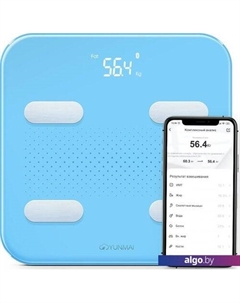 Напольные весы Scale S (голубой) Yunmai