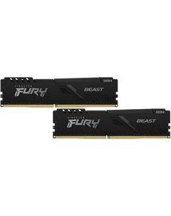 Оперативная память FURY Beast 2x8GB DDR4 PC4-28800 KF436C17BBK2/16 Kingston