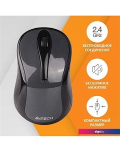 Мышь G3-280NS (серый/черный) A4tech