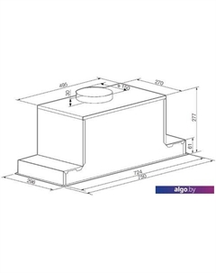 Кухонная вытяжка LB 75.1 W Graude