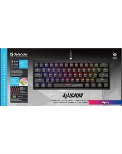 Клавиатура Alligator GK-315 (черный) Defender