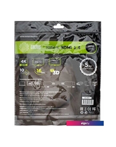 Кабель HDMI - HDMI CS-HDMI.1.4-1.5 (1.5 м, черный) Cactus