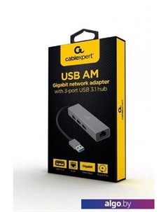 USB-хаб A-AMU3-LAN-01 Cablexpert