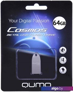 USB Flash Cosmos Silver 64GB (серебристый) Qumo