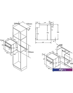 Электрический духовой шкаф E 145 W Zigmund & shtain
