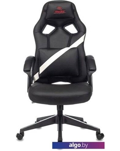 Кресло Бюрократ Driver (черный/белый) Zombie